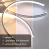 60W C-form LED Deckenleuchte mit RGB Backlamp, Dimmbare mit Produktbild-Vorschau 9
