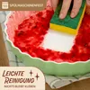 Tarteform Grün aus Keramik - ø 28 cm - Hoher Rand - Mit Produktbild-Vorschau 6