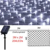 Solar Fairy Lights Outdoor Led Light Net, 3x2M Wodoodporna Podgląd zdjęcia produktu 6