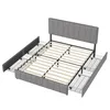 INONEFT Polsterbett Doppelbett 160x200cm mit 4 Schubladen, Produktbild-Vorschau 10