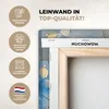 MuchoWow® - Leinwandbilder - Baum - Blau - Gold - Abstrakt, Produktbild-Vorschau 3
