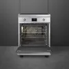 Smeg Symphony C6IMXT2, Volně stojící sporák, Nerezová ocel, Náhled obrázku produktu 2
