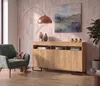 Große Kommode Fernsehschrank LUNA 3D Golden Craft Produktbild-Vorschau 2