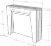 ITAMOBY - Consolle allungabile 90x25/211 cm Anea bianco Anteprima dell’immagine prodotto 6