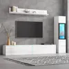 Set di mobili da parete Sweiko TV 3 pezzi illuminazione LED Anteprima dell’immagine prodotto 5