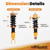 Street Regulowane Coilovers dla Mazda RX8 RX-8 SE3P Podgląd zdjęcia produktu 8