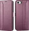 A purple flip case for an iPhone SE is shown from two angles. Náhľad obrázku produktu