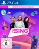 Cover art for a video game, featuring three people singing and game title. Produktbild-Vorschau