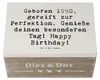 Mr. & Mrs. Panda Erinnerungsbox Spruch 1990 Geburtstag 22 x Produktbild-Vorschau 3