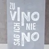 Flaschenkühler H21cm Beton Grau Weinkühler Spruch Zu Vino Produktbild-Vorschau 5