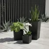 HowHomely | Vasi da fiori - Vasi per piante - neri - Set da Anteprima dell’immagine prodotto 6