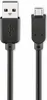 USB 2.0 Hi-Speed Kabel A Stecker  Micro B Stecker schwarz - Produktbild-Vorschau 5