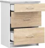 AKORD Meubelfabriek KS0PLIMBIA020, Wit, 16 mm, 3 lades, 445 Productafbeelding-voorbeeld 2