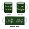 Tennis ist meine Religion Glas Tasse Ein waschechter Produktbild-Vorschau 4