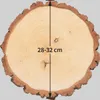 Grandes rondelles d'arbre 2 pcs. Bois de décoration Disques Voir les images du produit 4
