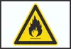 Vorsicht Feuergefährliche Stoffe Symbol Schild A4 Produktbild-Vorschau 1