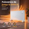 EXTRALINK Radiateur électrique en verre 2000 W, WiFi, Voir les images du produit 6