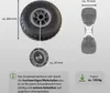 2x Sackkarrenrad Vollgummi 260x85 mm 3.00-4 Produktbild-Vorschau 3