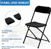 6er Set Klappstühle aus Kunststoff - Extrem Flach (nur Produktbild-Vorschau 4