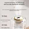 Close-up of a humidifier with text describing its features. Produktbild-Vorschau