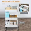 HOMCOM Küchenwagen Küchenregal Servierwagen Produktbild-Vorschau 4