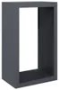 vidaXL Porta legna antracite 60x40x100 cm acciaio Anteprima dell’immagine prodotto 8