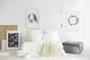 mg designová čalouněná stolička, 45x90 cm, barva stříbrná - Náhled obrázku produktu 3
