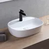 Lavabo da appoggio in Vetroceramica bianca lucida da Anteprima dell’immagine prodotto 7
