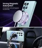 Magnetische Hülle für Samsung Galaxy S25 Ultra Matt Silikon Produktbild-Vorschau 2