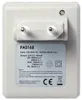 A close-up view of a white battery charger with its plug extended. Podgląd zdjęcia produktu