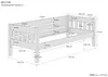 Kieferbett natur Einzelbett 90x200 Massivholz-Bettgestell Produktbild-Vorschau 3