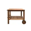 Gartenwagen auf Rädern aus Eukalyptusholz – 93 x 49 x 74 cm Produktbild-Vorschau 6