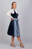Edelnice Midi Dirndl Luna Samt Blau 32 Produktbild-Vorschau 10