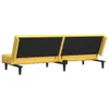 The back view of a yellow sofa bed on a white background. Náhľad obrázku produktu