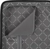 The inside of an open suitcase, showing the lining and a zippered compartment. Voir les images du produit