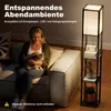 Stojacia lampa Stojacia lampa s 3 policami Interiérové Náhľad obrázku produktu 6