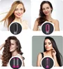 A collage of four images showing different hairstyles and hair styling attachments. Produktbild-Vorschau