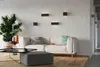 Kinkiet VEGA czarno-biały 1xE27x60W ceramika / gips Podgląd zdjęcia produktu 11