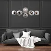 NOWA Hängeleuchte Metall Nickel matt, Glas rauchfarben, Produktbild-Vorschau 11