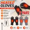 2 Paare Beheizbare Handschuhe Winter Warm Beheizte Produktbild-Vorschau 1