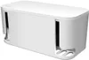 LogiLink Kabelbox mit Steckdosenleiste 5-fach weiß Produktbild-Vorschau 1