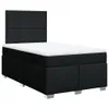 Langlebige Boxspringbett mit Matratze Schwarz 120x190 cm Produktbild-Vorschau 2