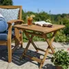 Akazienholz Gartenklapptisch Beistelltisch 46 cm Produktbild-Vorschau 12