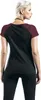 RED by EMP Damen schwarz-rotes Basic T-Shirt in körpernaher Produktbild-Vorschau 5