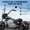 M1P E-Chopper Elektro-Kleinkraftrad 45 km/h, 2000W, 60V Produktbild-Vorschau 6