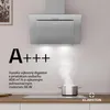 Klarstein Athena šikmý digestor - 60 cm digestor, 404 m³/h, Náhľad obrázku produktu 4