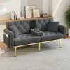 Merax 2 Sitzer Sofa, Couch mit Liegefunktion, 3 Produktbild-Vorschau 1