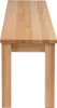 A simple, clean product shot of a wooden bench against a white background. Produktbild-Vorschau