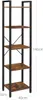 Songmics Regal mit 5 Ebenen vintagebraun, 30x40x153 cm Produktbild-Vorschau 12