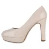 VAN HILL Damen Klassische Pumps Stiletto Plateau Vorne Produktbild-Vorschau 2
